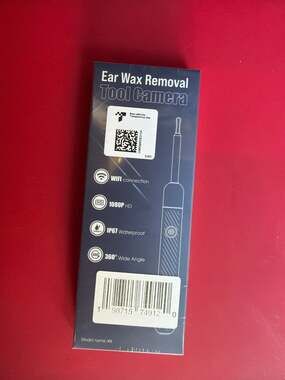 Smart Ear Wax Removal Tool, 1080P HD Camera WiFi Endoscope, IP67 Waterproof